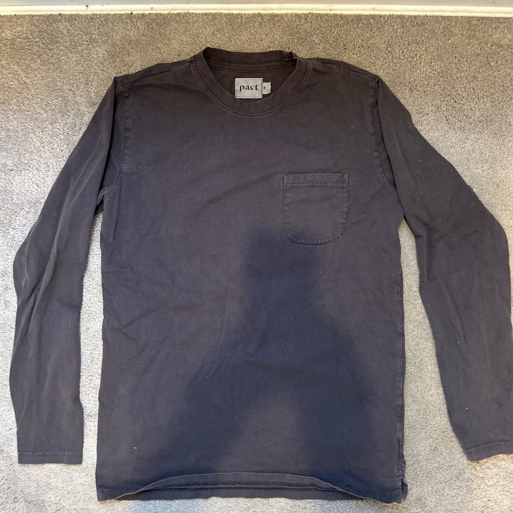 Pact long sleeve pocket tee